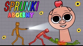 I Saved Melon From SPRUNKI  Incredibox Sprunki ABGERNY  People Playground [upl. by Dosh]