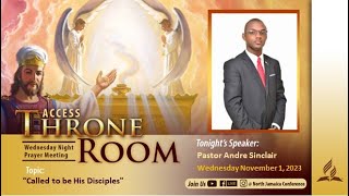 Access Throne Room  NJC Online  Pastor Andre Sinclair  Wednesday November 1 2023 [upl. by Flem572]