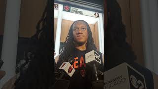 Bears LB Tremaine Edmunds on keeping the locker room together amp more  112223 [upl. by Novad196]