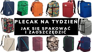 Jak się spakować w mini bagaż podręczny przedmiot osobisty Limit bagażu Ryanair Wizz Air Easy Jet [upl. by Elisabeth]