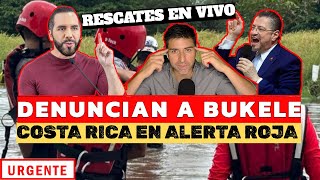 Tras ALERTA ROJA en Costa Rica Bukele y rescatistas son noticia por esto [upl. by Saticilef]