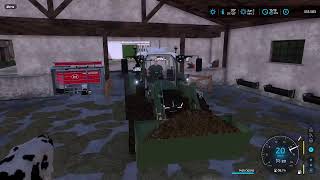 LS22 Hof Bergmann Feldarbeiten Tag 7 Fendt und Claas Heu Wetter Tage [upl. by Ynnahc923]