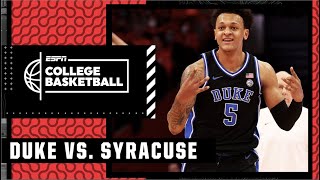 Duke Blue Devils vs Syracuse Orange  Full Game Highlights [upl. by Shenan]