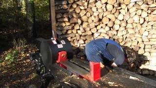 super snelle houtklover wood splitter turbo klover kloofmachine TE KOOP [upl. by Jet]