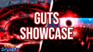 Guts Showcase  How To Get It  Anime Spirits [upl. by Lockhart507]