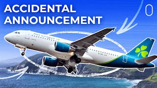 PreRecorded Announcement Accidentally Tells Passengers To Prepare For Water Landing [upl. by Eenwahs358]