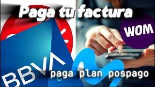 Paga tu factura de CLARO WOM MOVISTAR en BBVA pagar plan de claro con BBVA  PAGA TU FACTURA [upl. by Ogren]