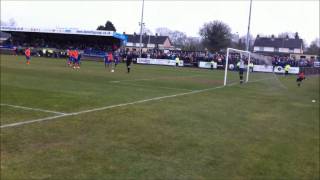 Peter Thompson penalty VS Dungannon Swifts 532011 [upl. by Llorrad]