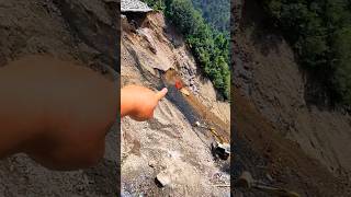 excavator making road mountain village shorts [upl. by Cristal]