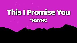 NSYNC  This I Promise You [upl. by Tace641]