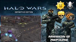 Halo Wars Legendary Gold Campaign  Mission 12 Repairs [upl. by Bambi]