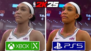 NBA 2K25 PS5 vs Xbox Series X Graphics Comparison [upl. by Latimer]