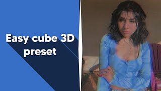 Easy 3D Cube Preset  After Effects [upl. by Eneleh]