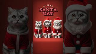 Evolution of a Cat that Turns into Santa Claus christmas catlover [upl. by Anaitsirk]