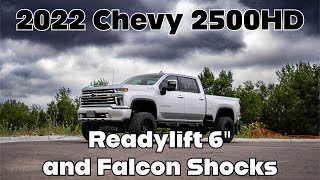 2022 Chevrolet Silverado 2500HD High Country on Readylift 6quot Kit with Falcon Upgrades [upl. by Arramat373]