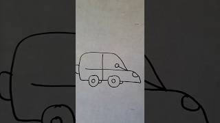 Car easy drawing drawing easy easydrawing car shorts [upl. by Naimad193]