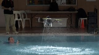 Rutgers Creates First Drone Suited for Air and Water [upl. by Ahseyd]