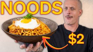 Noodles 3 Ways  Cheap Vs Expensive [upl. by Atiuqin659]