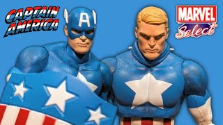 Marvel Select Classic Captain America Action Figure Review [upl. by Niaz]