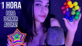 ASMR  1 hora para quem PRECISA DORMIR URGENTEMENTE  sons extremamente relaxantes 😴 [upl. by Vannie]