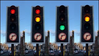 Luton Bury Park Road JO Waldeck Road Microsense Traffic Lights [upl. by Stetson705]