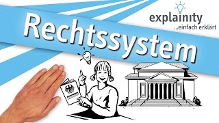 Das deutsche Rechtssystem einfach erklärt explainity® Erklärvideo [upl. by Annaeed]