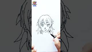 Secrets to Master Monkey D Luffy Drawing short shorts shortvideo shortsvideo [upl. by Tenrag]