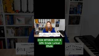 2024 MTSBOA 11th amp 12th Grade Lyrical Etude  clarinet mtsboa audition shorts [upl. by Jae]