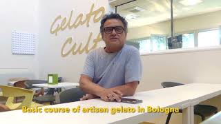 English basic gelato course in Bologna [upl. by Ispep]