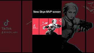 Skye MVP screen in Valorant Mobile [upl. by Lauber]