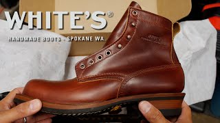 Whites Boots C350 Cruiser in British Tan Double Shot Unboxing and Initial Impressions [upl. by Werdnael]