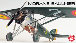 Dora Wings 148 Morane Saulnier MS230  Aircraft model kit build [upl. by Ayota]