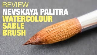 Review Nevskaya Palitra Watercolour Brush [upl. by Jarrad609]