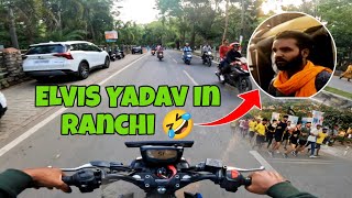 Duplicate Elvish Yadav in Ranchi  Day 3 Challenge of Motovlog Monetization   X Moto Vlogger [upl. by Anitsirt]