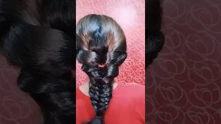 twisted hair style with khajuri chotihairstyle trendingshorts [upl. by Jaunita]