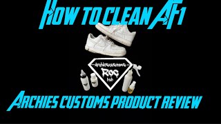 Nike AF1 cleaning tutorial [upl. by Fritts]