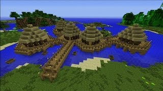 Minecraft TUTO  Village sur pilotis [upl. by Yaluz]