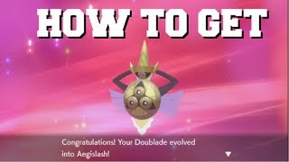 HOW TO EVOLVE DOUBLADE INTO AEGISLASH IN POKEMON SWORD AND SHIELD HOW TO GET DUSK STONE [upl. by Conyers]