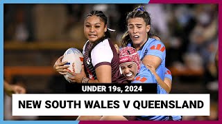 State of Origin 2024  Sky Blues U19 v QLD Maroons U19  Full Match Replay  NRL [upl. by Dalila855]