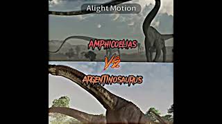 Amphicoelias Fragillimus 2010 feats VS Argentinosaurus Huinculensisdebate shorts paleontology [upl. by Eniwtna308]