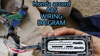 Honda accord 2016 abs wiring diagram [upl. by Esinart]