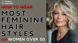 Over 50  The Most Feminine Hairstyles of This Year  Fashionable amp Beautiful Styles [upl. by Wiltsey368]