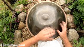 10 Minute Handpan Relaxing Music from Herbal Conference Meditation Relaxation and Yoga [upl. by Hairaza]