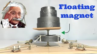 Magnet is Floating in Air Home made project MagnetWorld magnet youtube [upl. by Clementis16]