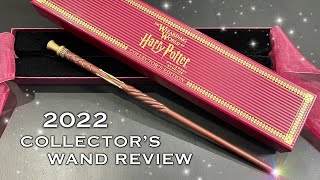 NEW 2022 Collectors Edition Wand Unboxing  Wizarding World of Harry Potter [upl. by Yeliab448]