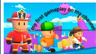 stumble guys game play in my YouTube channel [upl. by Seppala]