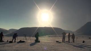 Solformørkelsen på Svalbard 20 mars 2015 [upl. by Sullecram]