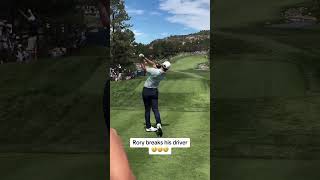 Rory Mcilroy Breaks Driver [upl. by Rosalee]