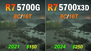 AMD Ryzen 7 5700X3D vs R7 5700G  Wich one is Better in Games [upl. by Jae]