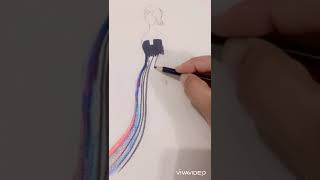 How to draw a Beautiful girl dress drawing easyfashion drawing art beautiful [upl. by Homerus]